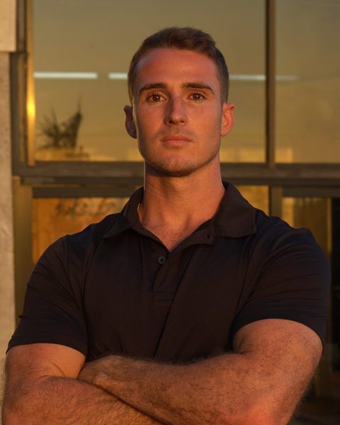 Nick Updike, arms crossed